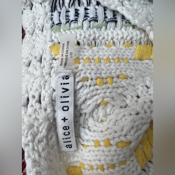 NEW Alice&Olivia Sweater Size L - Picture 5 of 6